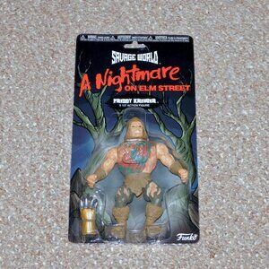 2018 Funko Savage World Horror A Nightmare on Elm Street Freddy Krueger MOC New
